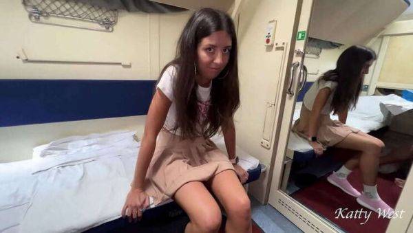 Catching a Train Babe - Picked up a sexy teen at the station and fucked her on the train - veryfreeporn.com on poweredporn.com