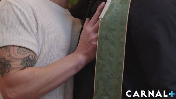 Staghomme Cute callboy Bastian Karim sexed up and bred by hot priest - hotmovs.com on poweredporn.com