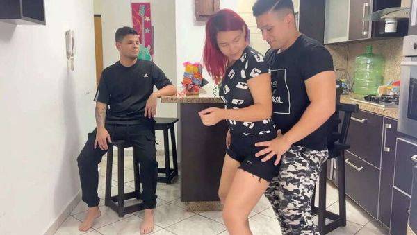 I hate when my girlfriend's best friend grinds on her at our parties, especially with that huge cock! - Amateur Latina Netorare - xxxfiles.com on poweredporn.com