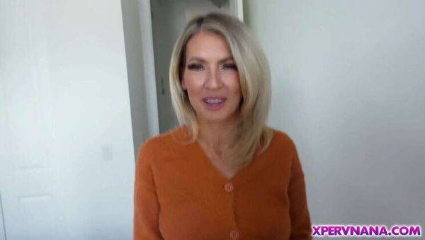 Step-Grandma Gigi Dior Can't Resist Her Stepgrandson's Charm: Blowjob Guaranteed - xxxfiles.com on poweredporn.com