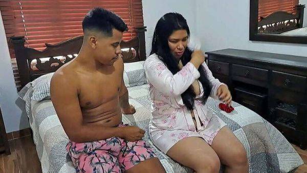 My stepmother-in-law, Jocelyn, can't resist my big dick - Blowjob Part 1 - porntry.com on poweredporn.com