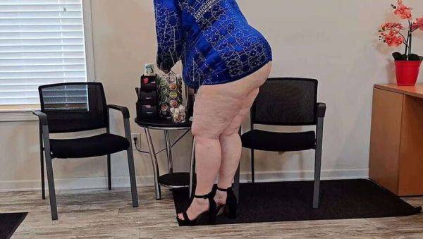 My boss couldn't resist my large backside on my initial day (Role Play) husband & wife - xxxfiles.com on poweredporn.com