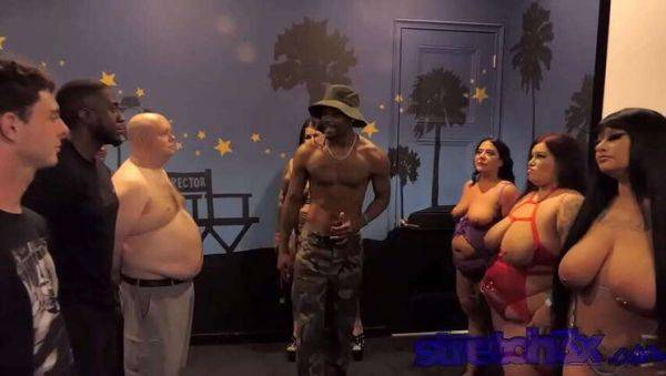 Dante Diggz & Tee Tee Pawg Star in Stretch Boot Camp Ep 1: Big Dick Gangbang - xxxfiles.com on poweredporn.com