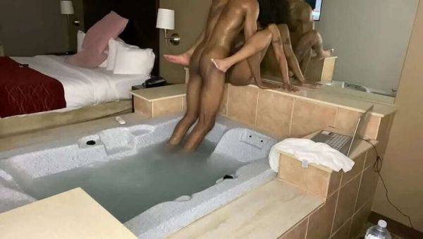 Bonus Scene! Jacuzzi Night with MILF Royalty & BBC Speshal Moneyxxx. Includes Hot Nutshot! - xxxfiles.com on poweredporn.com