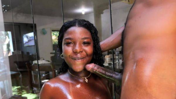 Hollybombom on see through orange - drtuber.com on poweredporn.com