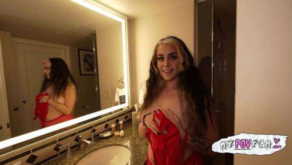 Big Ass Stepsister Gets Caught Being Watched by Stepbrother - porntry.com on poweredporn.com