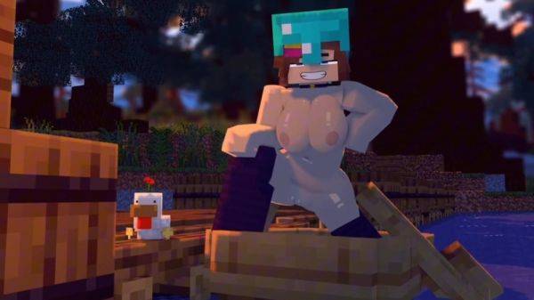 Compilation of busty cuties - fucking with a creeper and a golem! #minecraft - anysex.com on poweredporn.com