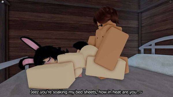 Defenseless Bunny-Girl: A Naughty Misadventure in Roblox RP - xxxfiles.com on poweredporn.com