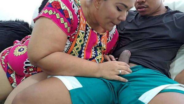 I arrive home to find my alluring stepmother on the couch, seducing me until I give in and fuck her - porntry.com on poweredporn.com