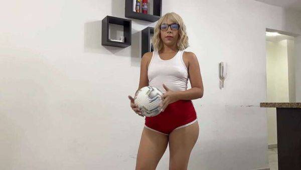 Stepson Instucts Sexy Soccer-Loving Stepmom in Cock Handling - veryfreeporn.com on poweredporn.com