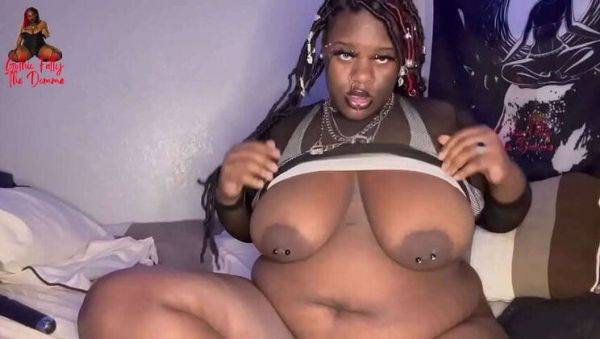 Point of View: You Watch a Curvy Ebony Goddess Pleasure Herself and Drench Everywhere - veryfreeporn.com on poweredporn.com