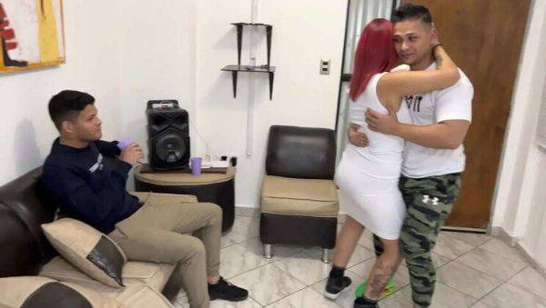 Dancing with my buddy's wife, I sneaked in a creampie while she was caught up in the NTR action - xxxfiles.com - Japan on poweredporn.com