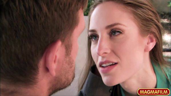 Skinny Brunette Fucks Outdoors - upornia.com on poweredporn.com