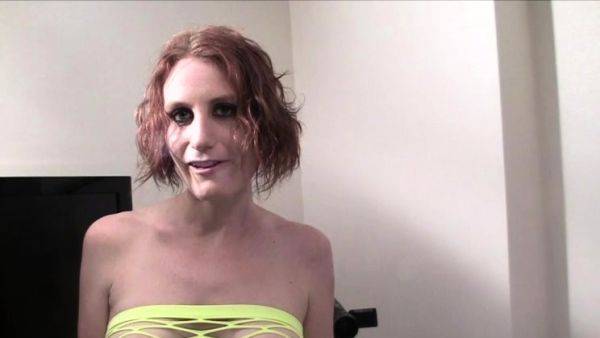 VERY HOT REDHEAD LEYLA IN A BEAUTIFUL LINGERIE MASTURBATES - drtuber.com on poweredporn.com