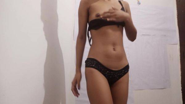 Student 18+ Playing With Pussy While At Home - desi-porntube.com - India on poweredporn.com