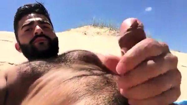 Greek Beach Jerk - Big Cock Hunk Outdoor Adventure - drtuber.com - Greece on poweredporn.com