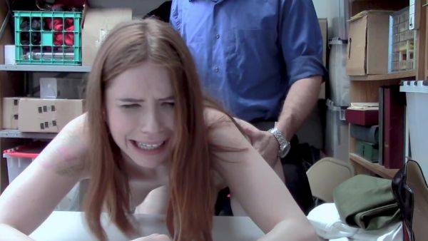 The red-haired slut chose the wrong path in life - she paid the price. - anysex.com on poweredporn.com