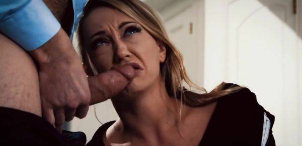 Adira Allura is face fucked ruthlessly before rough pussy pounding - anysex.com - Usa on poweredporn.com