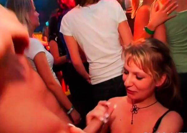 A lot of ball cream in blonds mouth - drtuber.com on poweredporn.com