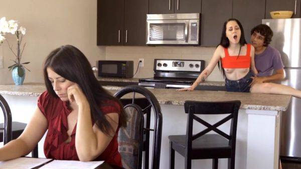 Horny stepsister lets her stepbrother smash after a blowjob - anysex.com on poweredporn.com