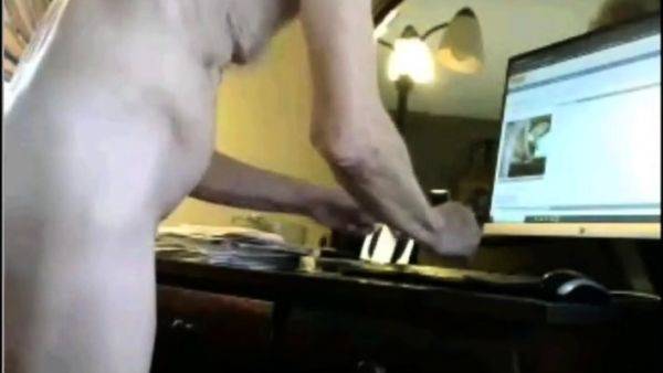 Skinny Grandpa Strokes - drtuber.com on poweredporn.com