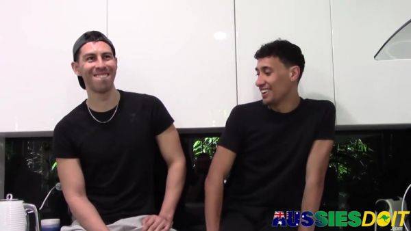 Hung Aussie Larken Sucks Kaleb Hard Dick Before Riding - hotmovs.com - Australia on poweredporn.com