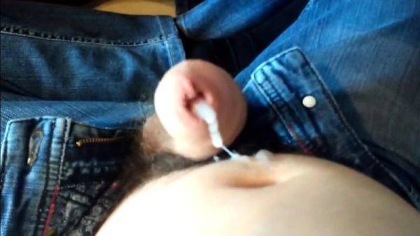 Skinny Big-Cock Guys Hands-Free Cum - drtuber.com on poweredporn.com