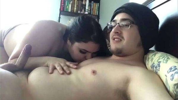 Amateur Couple's Passionate Blowjob, Handjob & Facial! - xxxfiles.com on poweredporn.com