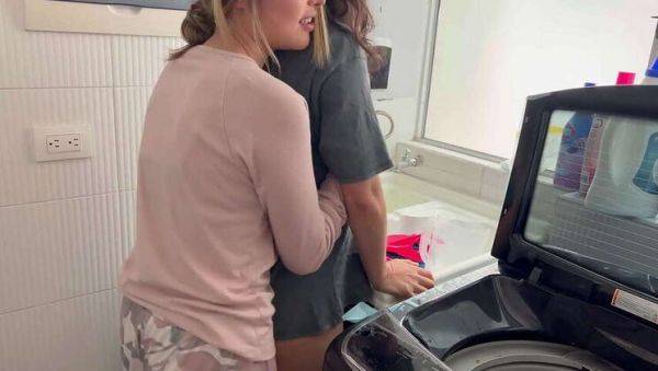 Scarlett and Chanel: Silent Lesbian Encounter in the Kitchen. - veryfreeporn.com on poweredporn.com