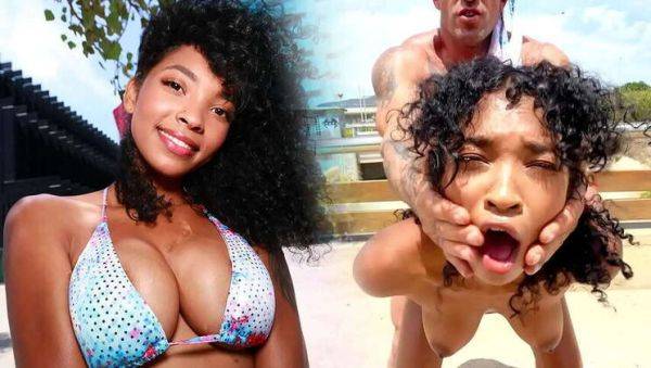 Ebony Latina Barbie Rous Gets Hardcore Action Outside - veryfreeporn.com on poweredporn.com