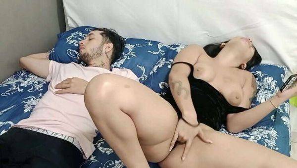 Stepsister's X-Rated Masturbation Session Ends with a Cum-Filled Face - veryfreeporn.com on poweredporn.com