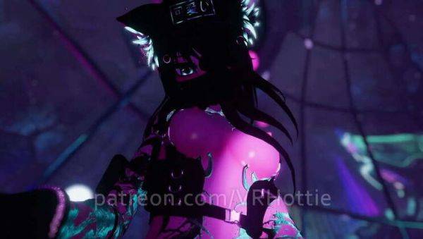 Amateur VRChat Sex: POV Striptease & Public Grind in Cyberpunk Club - veryfreeporn.com on poweredporn.com