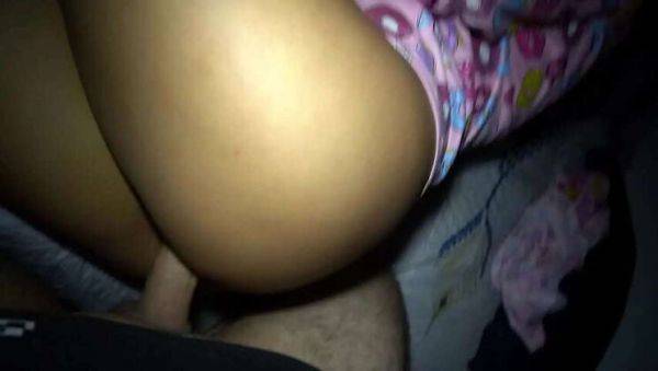 Anny Kitty, adored for her small, perfect tits, gets creampied by her stepdad in the bedroom. She loves every drop of his load inside her. - veryfreeporn.com on poweredporn.com