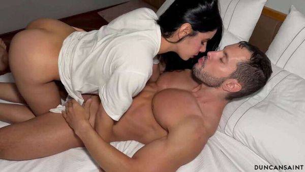 Peeping at him in the shower: A Hot Latina MILF - xxxfiles.com on poweredporn.com