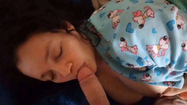 Step-mom Katherine J Woken Up by Gbadboyofficial's Morning Wood for a Blowjob - porntry.com on poweredporn.com