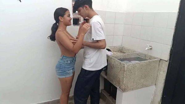 IENTERED MY NEIGHBOR'S HOUSE AND CAUGHT HIS WIFE IN LINGERIE - SPANISH PORN WITH VALEN1010xd & KEVYN - - porntry.com - Spain - Indonesia - Colombia on poweredporn.com