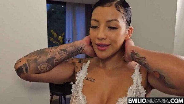 Colombian Bombshell Conquered by Emilio Ardana's Massive Manhood in Intimate Encounter - porntry.com - Colombia on poweredporn.com