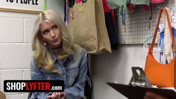 Emma's Fake Innocence: Caught Shoplifting, Fingered, and Faced with a Cop's Cock - veryfreeporn.com on poweredporn.com