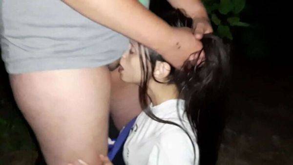 I pulled a stranger's hair and fucked her mouth in a dark woods - Lesbian Fantasy Girls - porntry.com on poweredporn.com