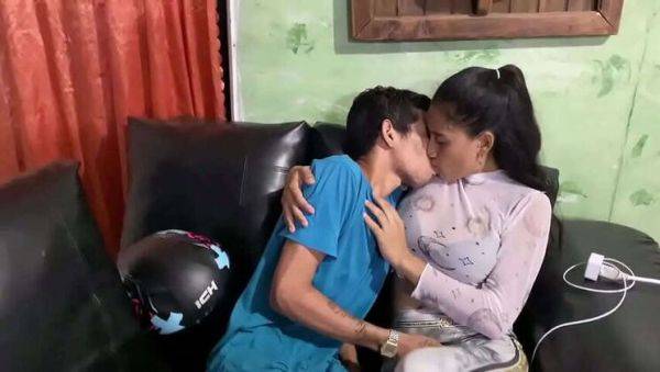 I wasn't aware my brother-in-law was coming for a visit, but with my husband absent, we seized the chance for a secret tryst. - porntry.com on poweredporn.com