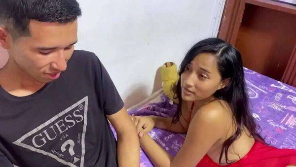 My Stepbrother's Shock: Catching Him Off Guard as I Masturbate and Squirt - porntry.com on poweredporn.com