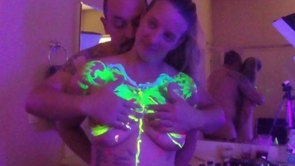 Bodypainting And Softcore Foreplay - hclips.com - Usa on poweredporn.com