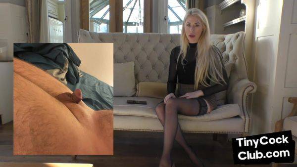 SPH petite femdom babe laughs on smallcock pics at home - txxx.com - Britain on poweredporn.com