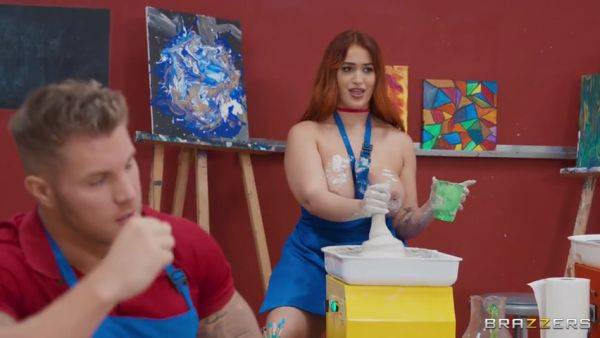 Ceramics Sluts Sneaks A Fuck With Best Boyfriend Ever In 4k - Nia Bleu - upornia.com on poweredporn.com