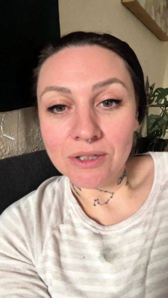 Amateur busty brunette masturbates and does hand job - drtuber.com on poweredporn.com