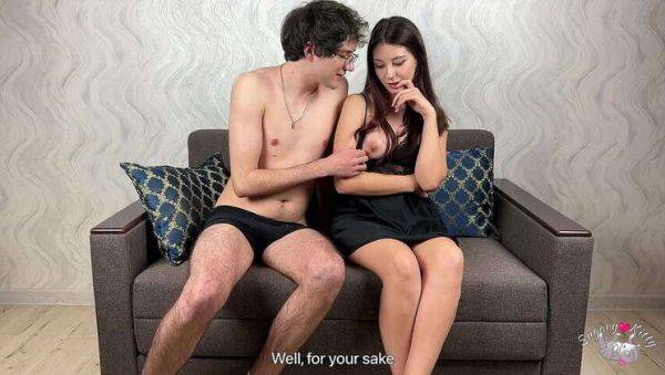 Step Brother Spies on Me Masturbating, Then I Catch Him & Finish Him Off with a Handjob - veryfreeporn.com on poweredporn.com