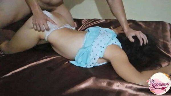 Stepdad Milos Roughly Spanks Skinny Latina Rousemery - veryfreeporn.com - Mexico on poweredporn.com