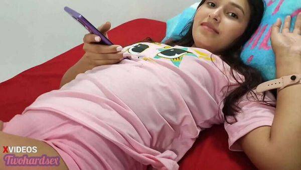 I blackmail my stepdaughter for hot sex while wife's away, she agrees to a blowjob, but then my wife comes home and we halt! - porntry.com on poweredporn.com