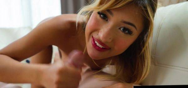 Petite Asian Blonde Babe Needs My Cock In Her Mouth - inxxx.com on poweredporn.com