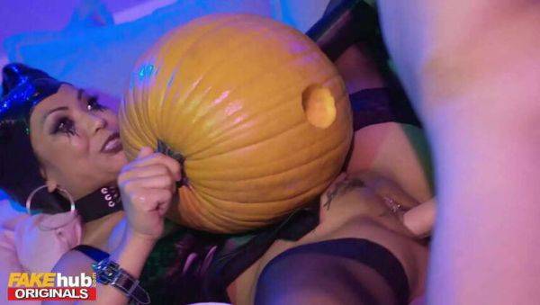 Asian Cutie Polly Pons at College Halloween Party: Pumpkin Pumping & Intimate Encounter - porntry.com - Thailand on poweredporn.com